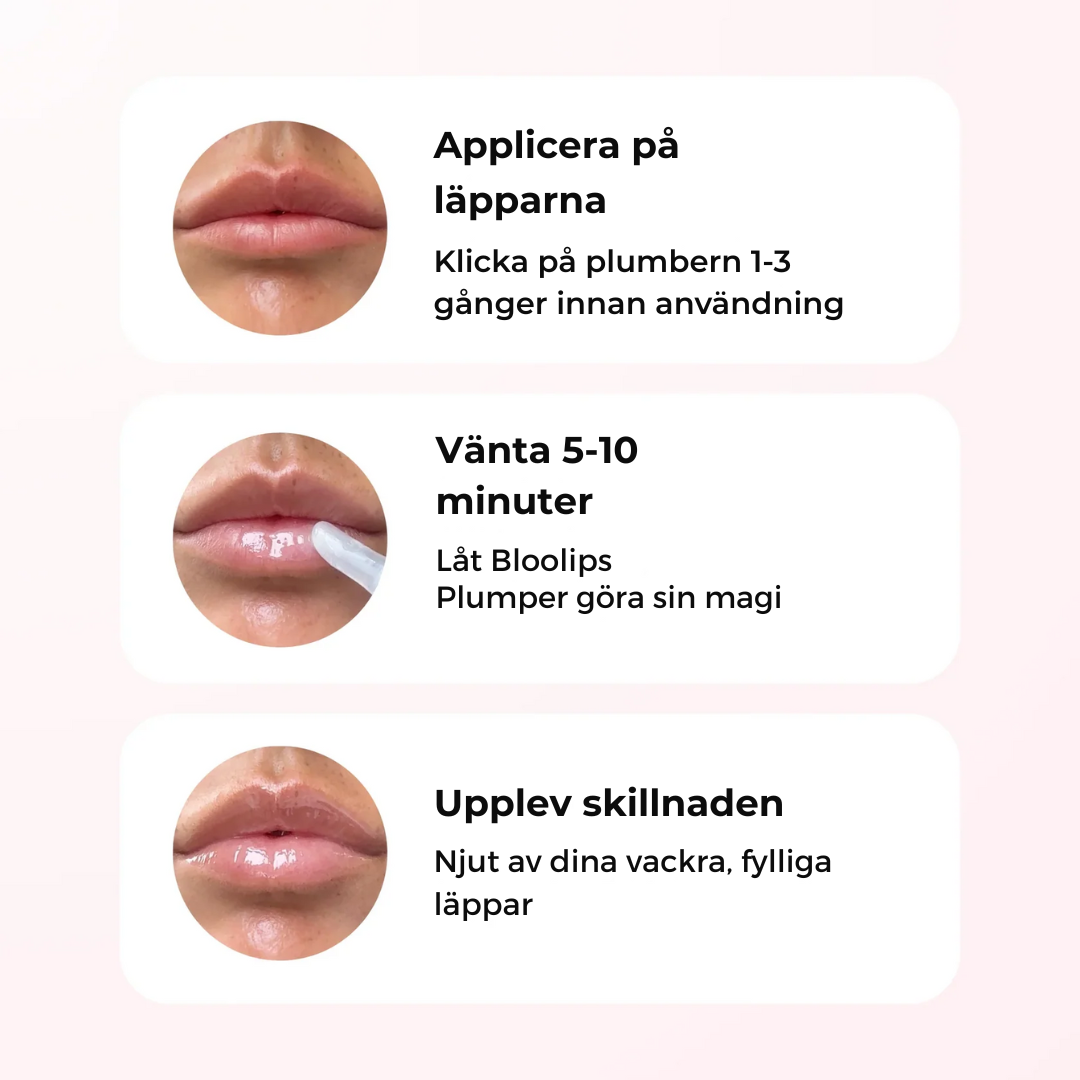 BloomLips - Naturlig volym utan nålar